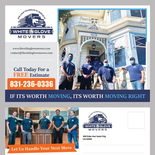 Mailing Flyer For White Glove Movers