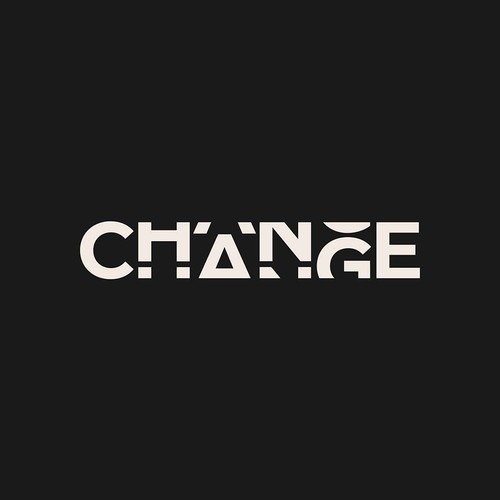 CHANGE wordmark logo