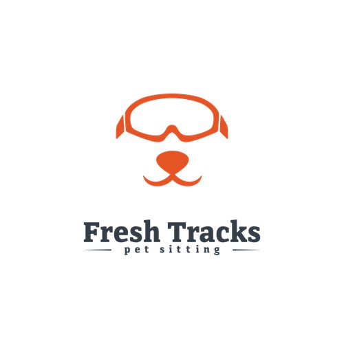 Logo design for dog walking and pet sitting service in the mountains of Colorado