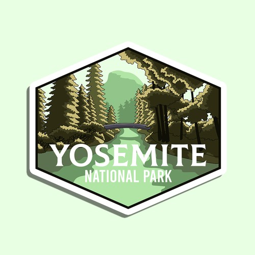 Yosemite Sticker Design