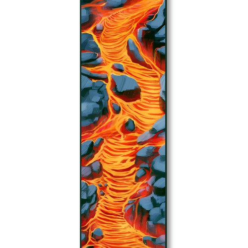 Awesome oozy flowing lava illustration wanted