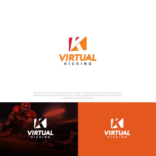 VIRTUAL KICKING LOGO