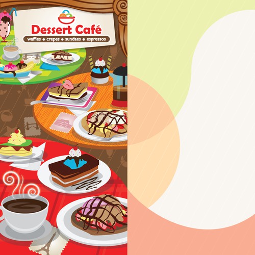 Menu Design for Desert Cafe