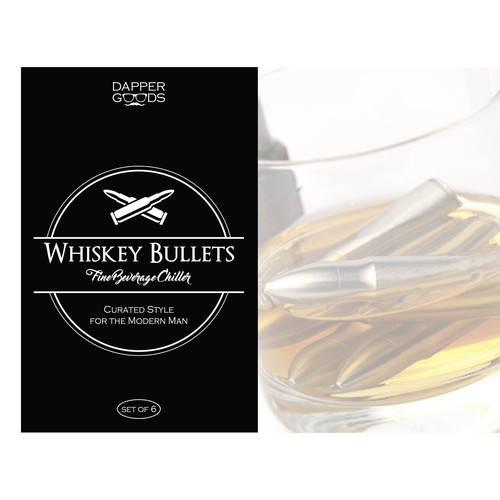 Logo and Label design for Whiskey Bullets