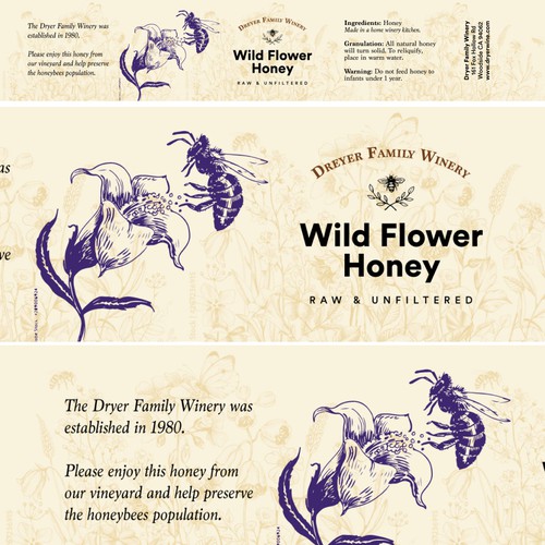 Packaging design for honey