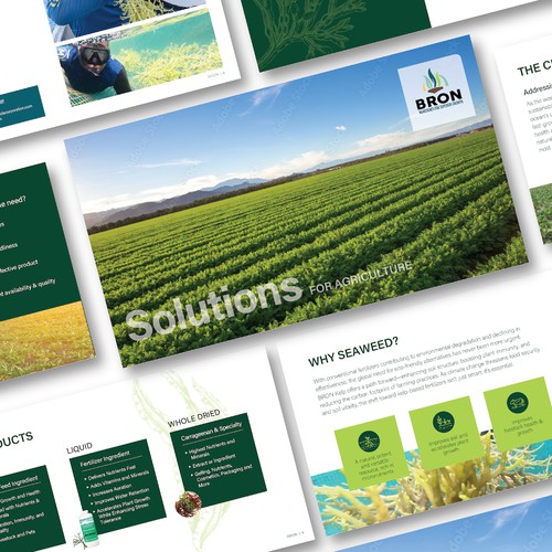 Pitch deck for agriculture business