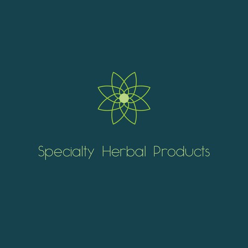 Clean and simple logo for herbal product company