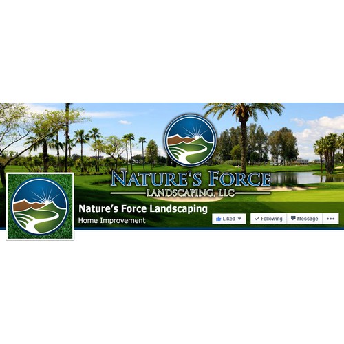Facebook Cover for Commercial Landscaping Company