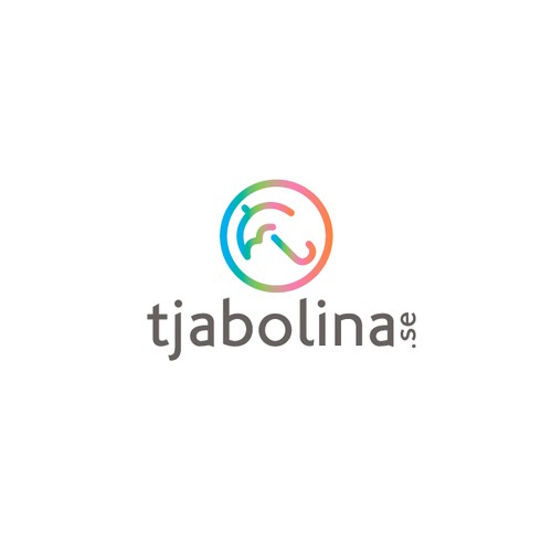 Create a unique company logo for Tjabolina.se, baby and children's clothes.