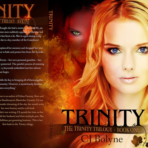 Urban Fantasy Book Cover Design for Book 1 of Trilogy