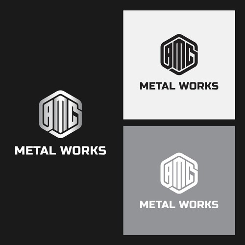 AMC Metal Works Logo Design