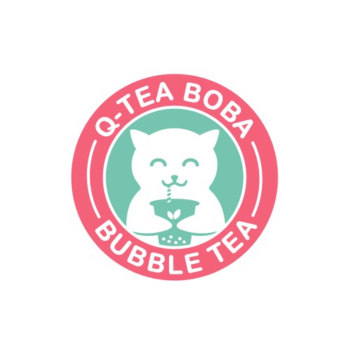 Logo for Q-tea boba
