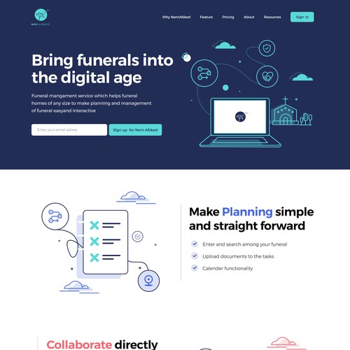 Landing Page for SaaS Company
