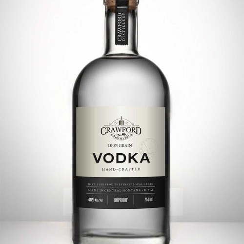 vodka label