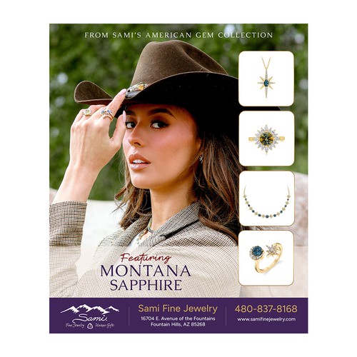 Sami Fine Jewelry – Montana Sapphire Magazine Ad