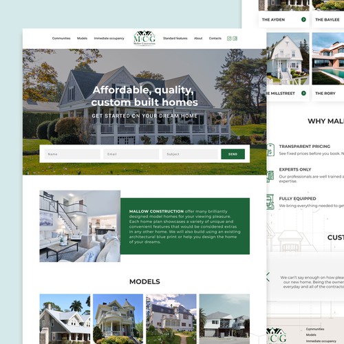 Website design for Architecture company