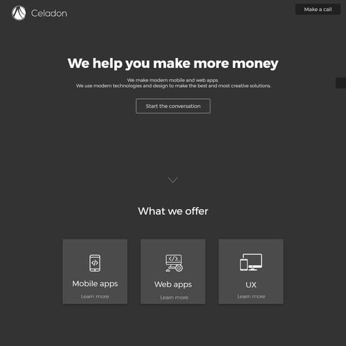 Landing page