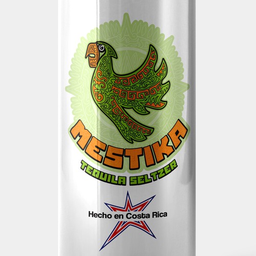 Premium tequila seltzer with organic ingredients and probiotics