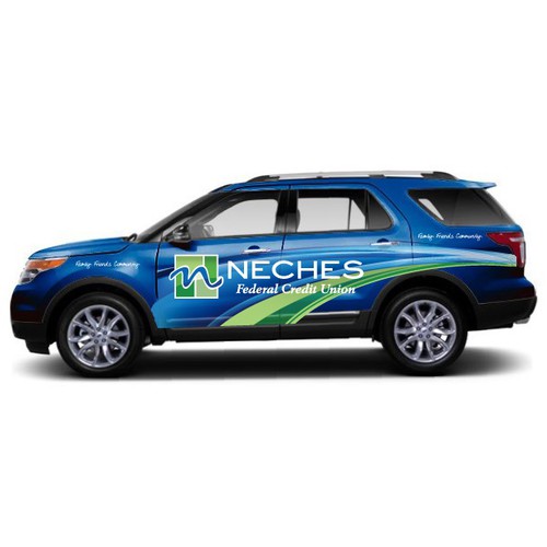 Neches FCU Truck Wrap Design