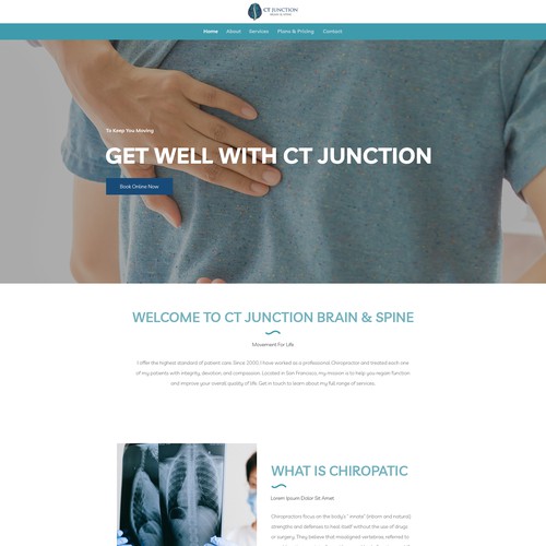 New school chiropractic look