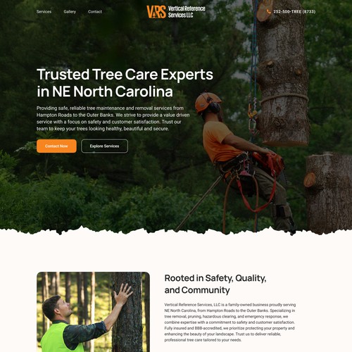 Tree Care Service Website