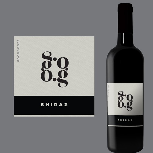 red wine label