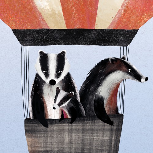 Three badges illustration 