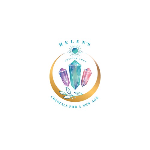 Logo for crystal shop