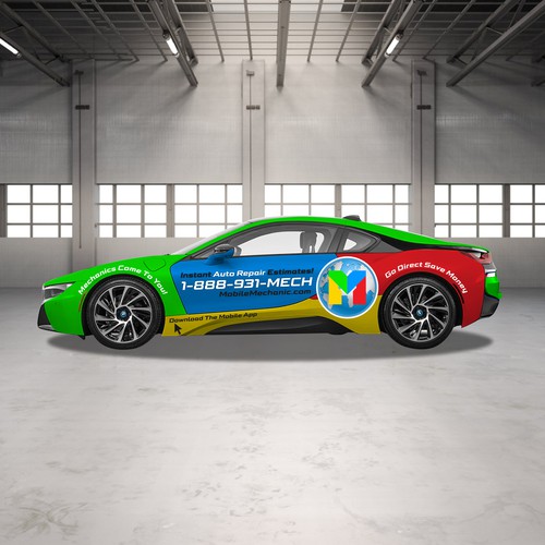 2017 BMW i8 Car Wrap