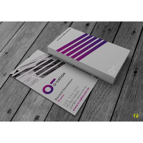 Business Card & Stationery - O-vation Music & Entertainment