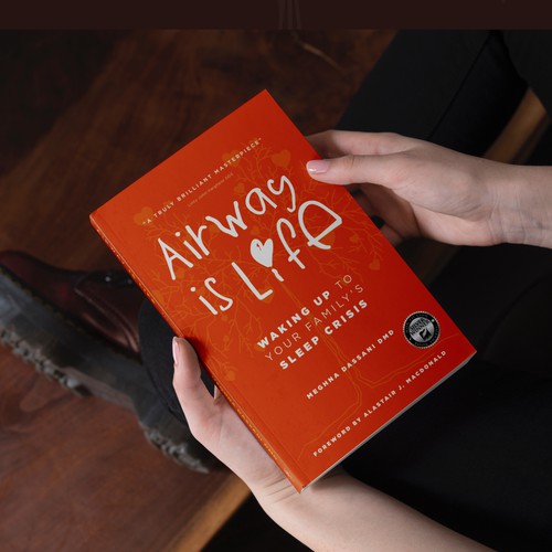 Airway is Life Book Cover Artwork & Design