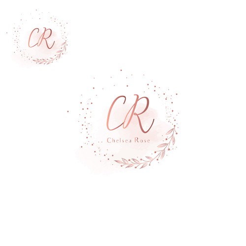 Feminine logo design for Chelsea Rose - hair artist