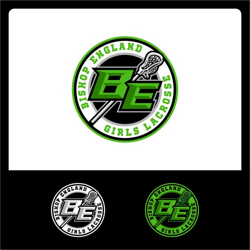 BE Lacrosse Lax Team Sports Logo Template