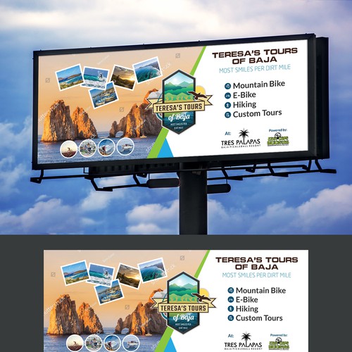 Create a "Stand-Out" Banner for Teresa's Tours of Baja!