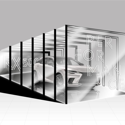 Lexus Rx 500 podium
