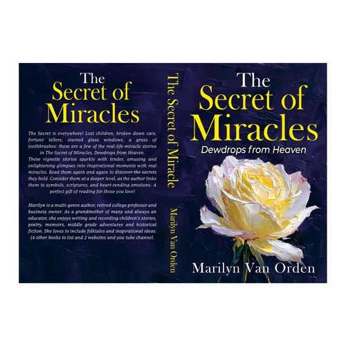 a captivating, dramatic cover for The Secret of Miracles