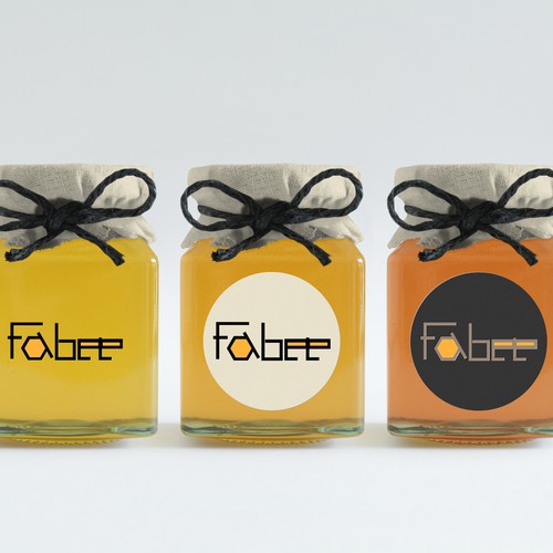 Logo concept for bee and honey products