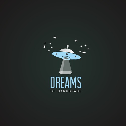 Create logo and banner for creative writing platform Dreams of Darkspace