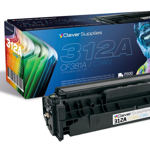 Toner Cartridge Box design