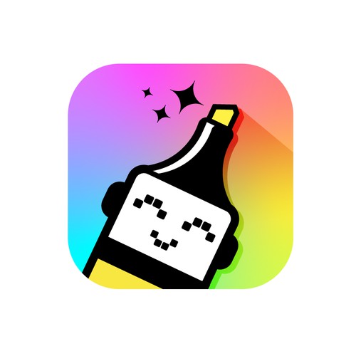 Highlighter pen App icon 