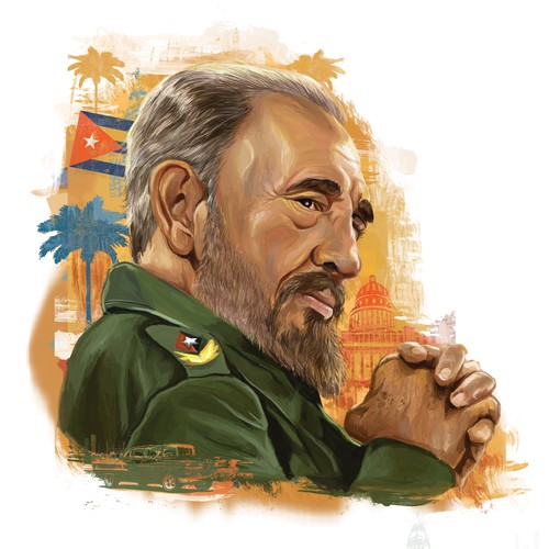 Fidel Castro infographic