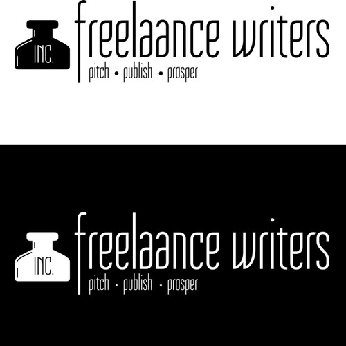 Create a sophisticated but edgy logo for financially successful freelance writers
