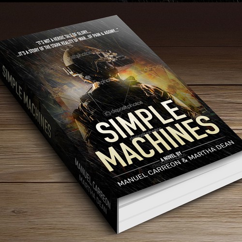Book Cover, war, madness, delta force "Simple Machines"