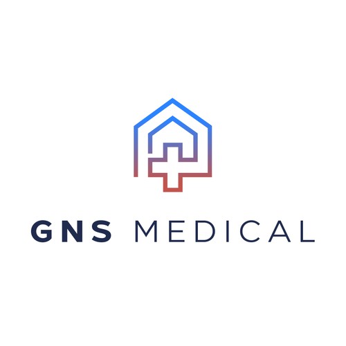 Creative modern logo for GNS Medical