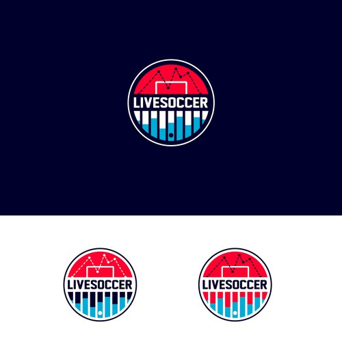 catchy soccer business logo