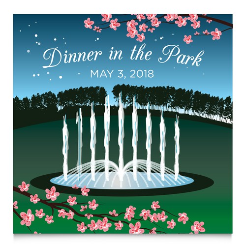 Dinner in the Park invitation