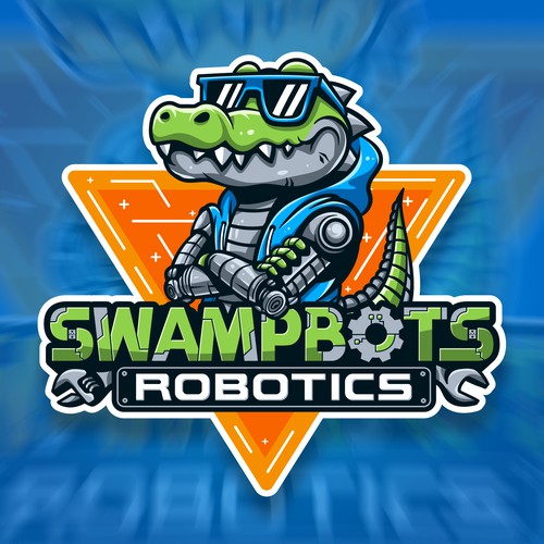 Mascot logo Swampbots Robotics