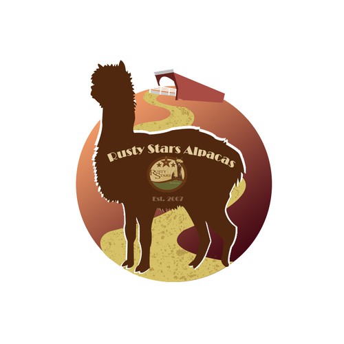 T-Shirt Design for Alpaca Farm