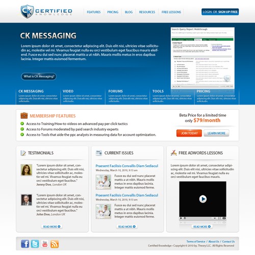 Wordpress Theme Design for Micro-Site