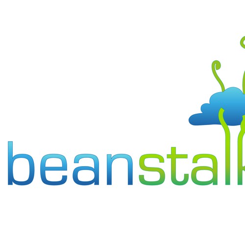 Create a logo for dynamic cloud enabled payment processor 'beanstalk'.